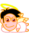 Gif animé ange enfant